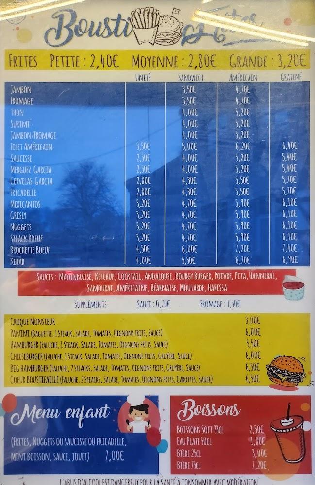 La Boustifaille - Menu Image 1